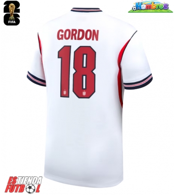 Inglaterra Anthony Gordon #18 Primera Equipación Mundial 2026 Manga Corta